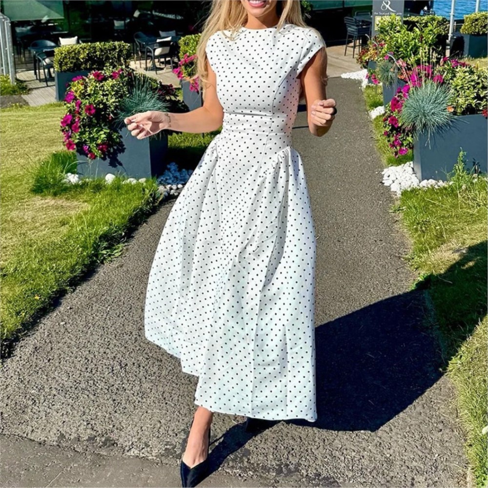 Women Formal Office Wear Tops - فستان نسائي صيفي جديد 2026 أنيق