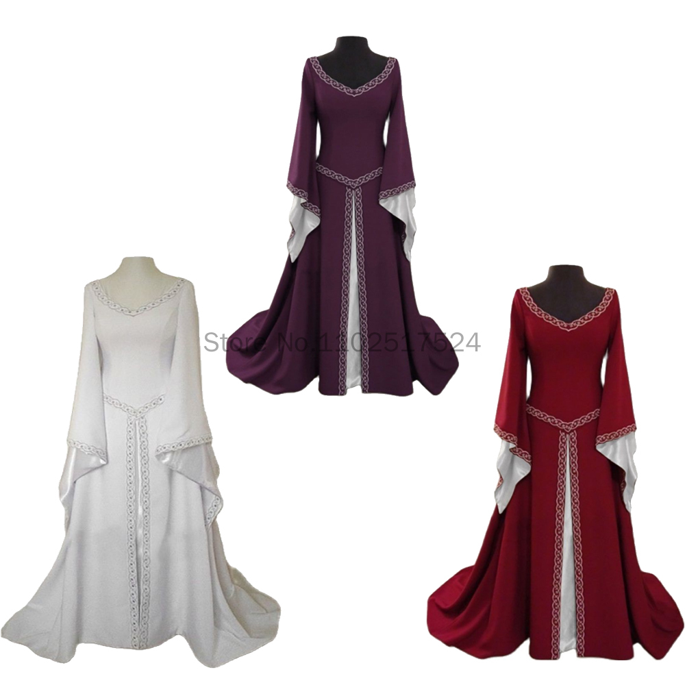 Women'S Formal Wear Wedding - فستان طويل للسيدات من عصر النهضة
