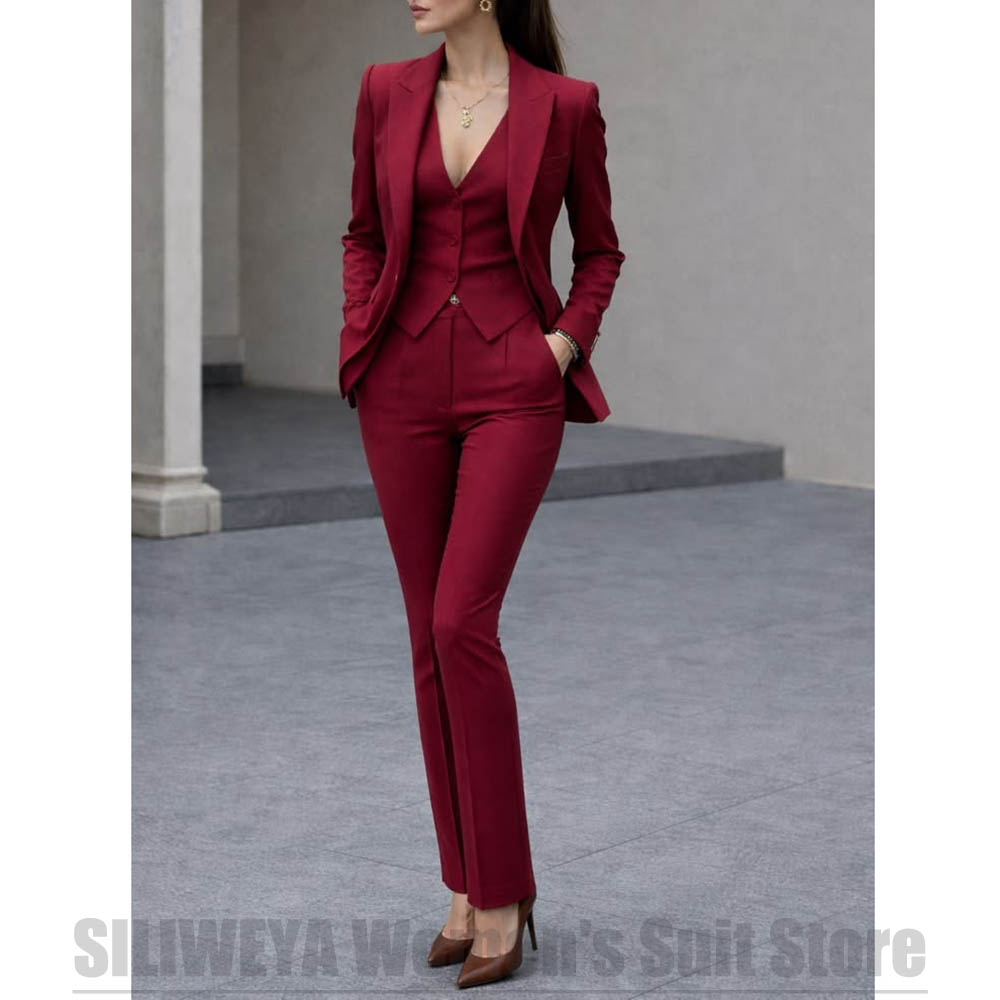 Women'S Formal Wear Wedding - طقم بدلة نسائية من 3 قطع: