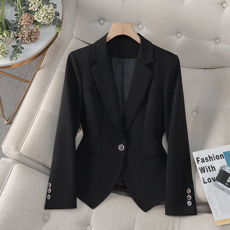 سترة رسمية نسائية عصرية جديدة  - مراجعة Women Formal Wear Black And White وسعره