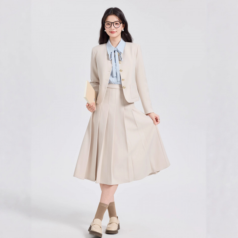 طقم بدلة قصيرة رمادية للنساء م - مراجعة Women Formal Wear For Interview وسعره