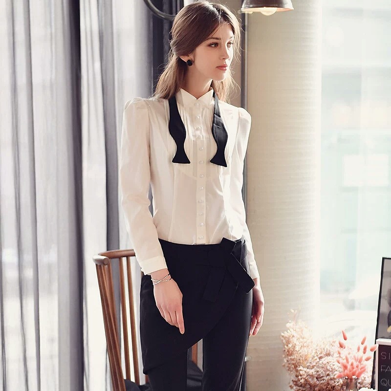ربطة عنق رسمية للرجال قابلة لل - مراجعة Women Formal Wear Black And White وسعره