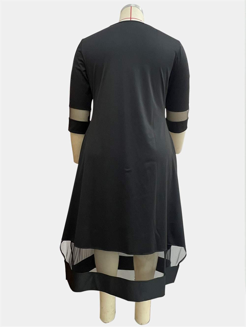 GIBSIE-فستان نسائي أسود متباين - مراجعة Women Formal Office Wear Tops وسعره