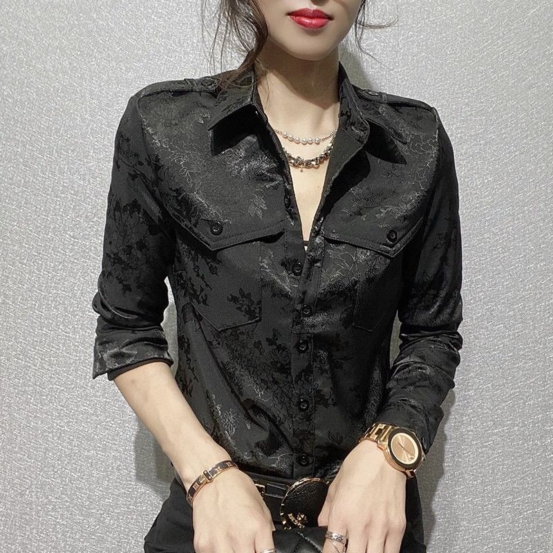 بلوزات الإناث الربيع والخريف ك - مراجعة Women Formal Office Wear Tops وسعره
