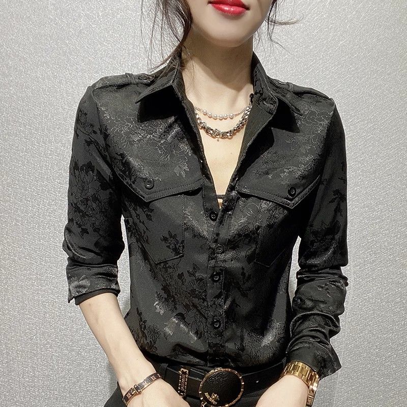 بلوزات الإناث الربيع والخريف ك - مراجعة Women Formal Office Wear Tops وسعره