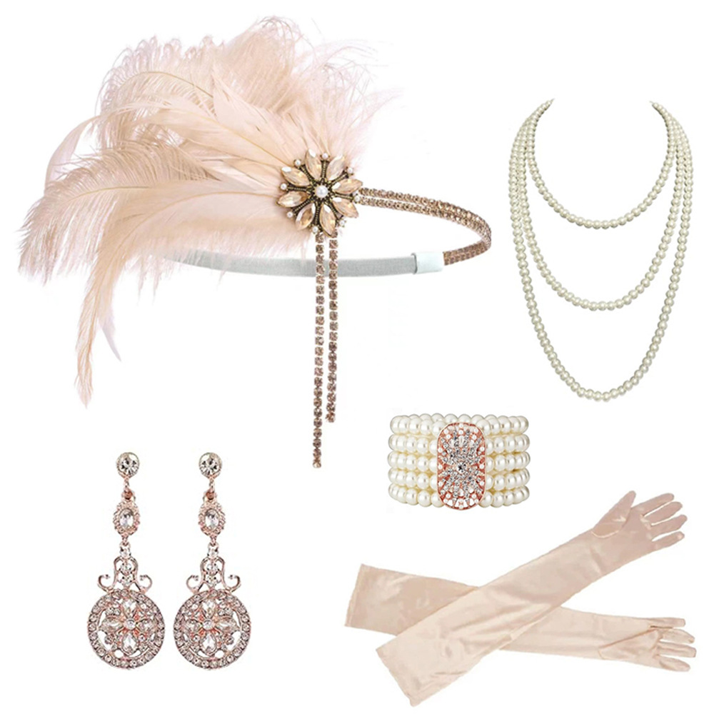 طقم مجوهرات حفلات عتيق من عشري - مراجعة Pearl Necklace Set وسعره