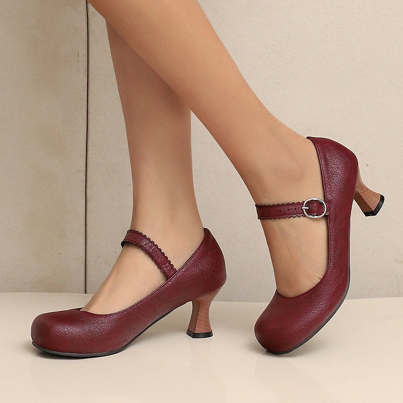 أحذية نسائية كلاسيكية ماري جين - مراجعة Formal Women Daily Wear Shoes وسعره