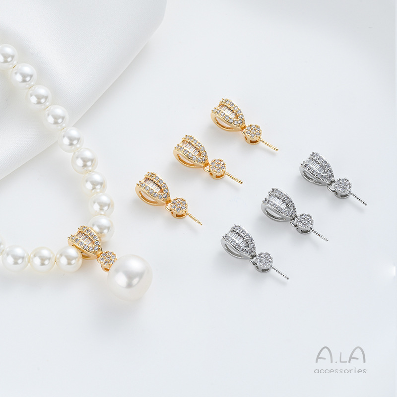 حامل قلادة ذهب عيار 14 قيراط م - مراجعة Pearl Necklace Set وسعره