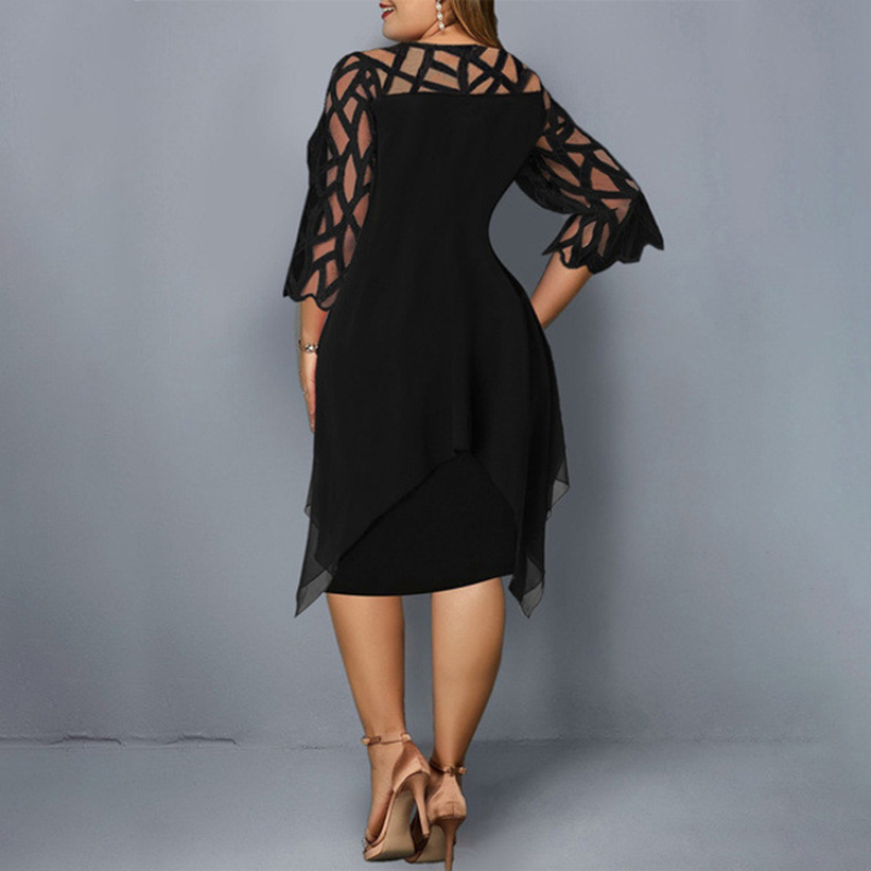 فساتين جديدة أنيقة من الدانتيل - مراجعة Women Formal Office Wear Tops وسعره