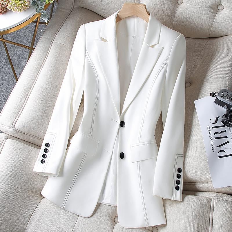 سترة رسمية جديدة للنساء بأكمام - مراجعة Women Formal Wear Black And White وسعره