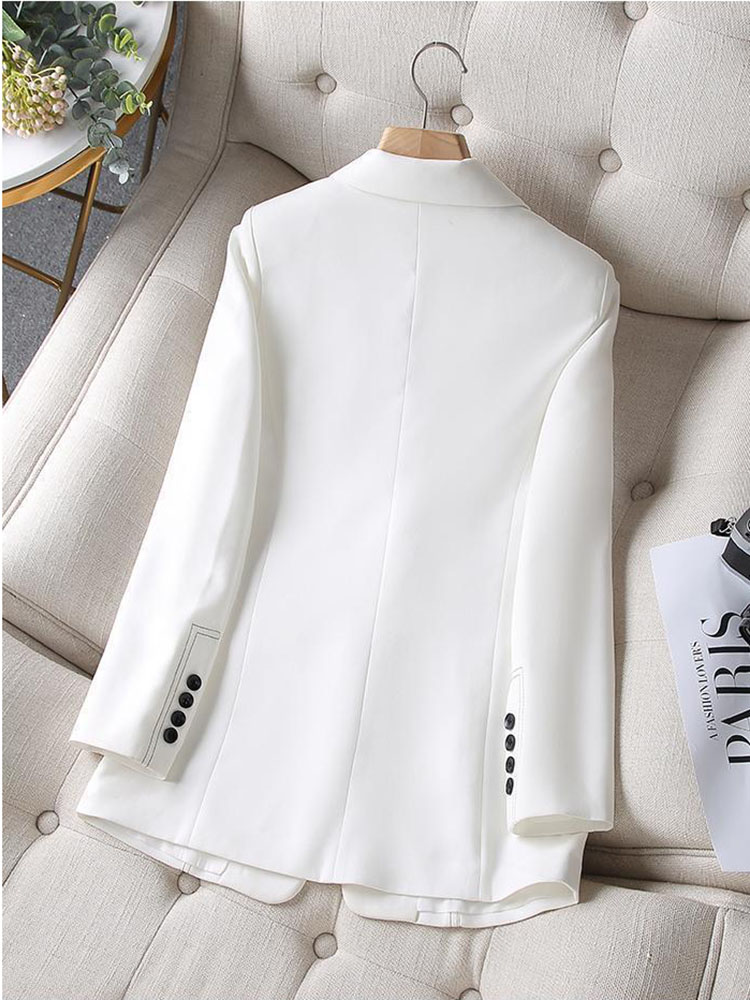 سترة رسمية جديدة للنساء بأكمام - مراجعة Women Formal Wear Black And White وسعره