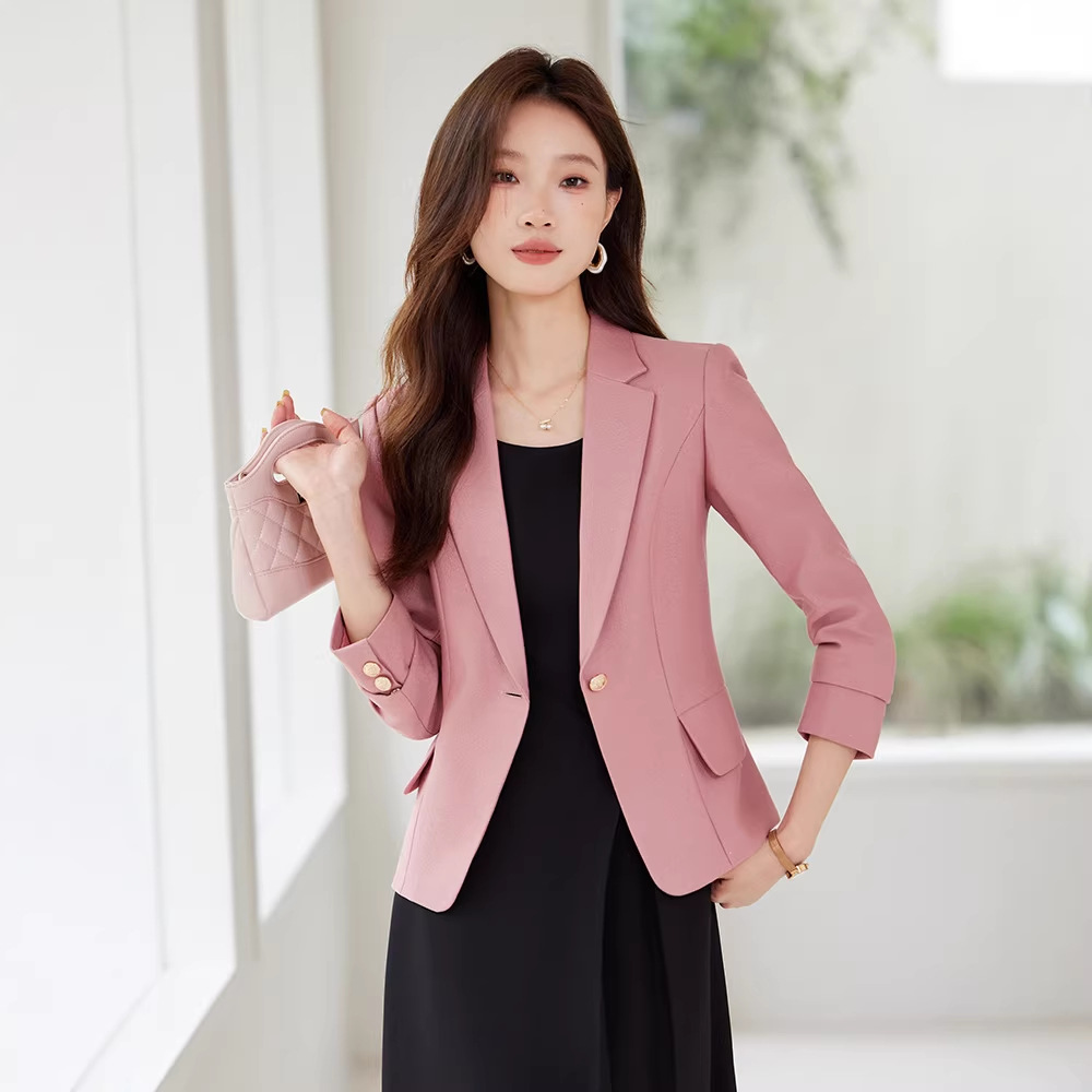 جاكيت بليزر نسائي عصري 2026 با - مراجعة Women Formal Office Wear Tops وسعره