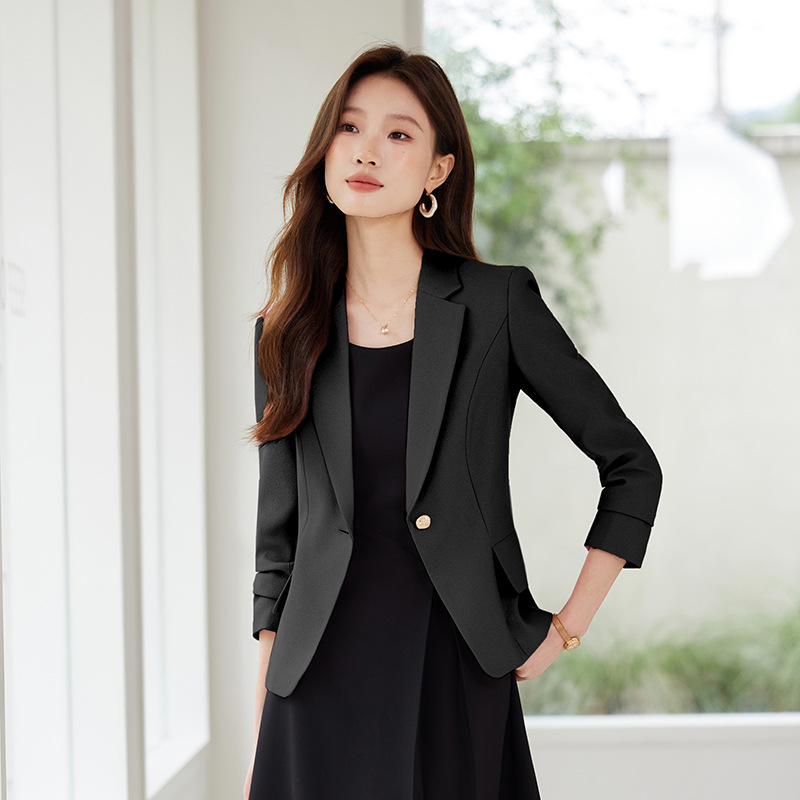 جاكيت بليزر نسائي عصري 2026 با - مراجعة Women Formal Office Wear Tops وسعره