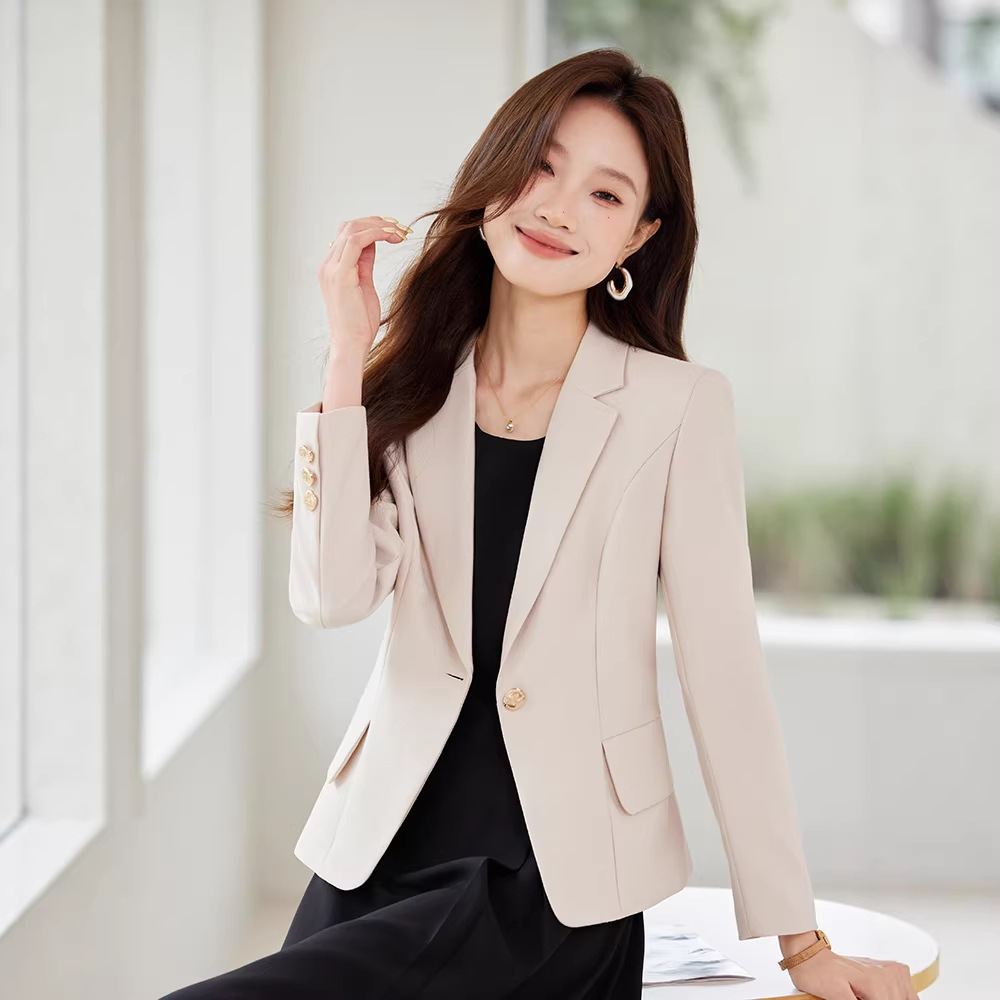 جاكيت بليزر نسائي عصري 2026 با - مراجعة Women Formal Office Wear Tops وسعره