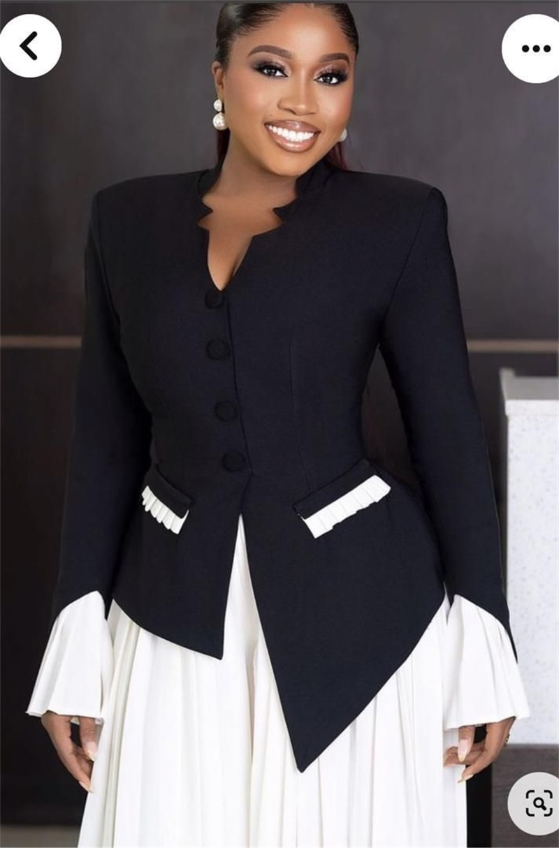 أبيض أسود المرأة الدعاوى مجموع - مراجعة Women Formal Wear Black And White وسعره