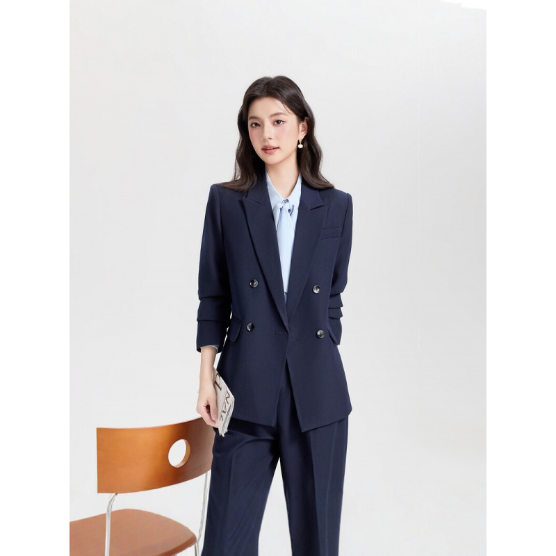 بدلة عمل نسائية كحلية اللون بص - مراجعة Women Formal Wear For Interview وسعره
