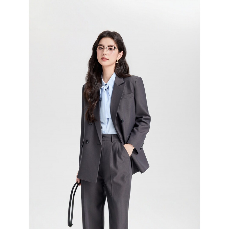 بدلة عمل نسائية كحلية اللون بص - مراجعة Women Formal Wear For Interview وسعره