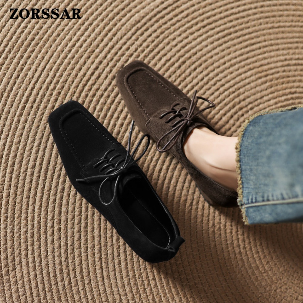 أحذية أكسفورد نسائية بنية من ا - مراجعة Women Formal Office Wear Shoes وسعره