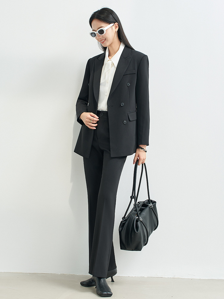 بدلة تنورة رسمية باللون الأزرق - مراجعة Women Formal Wear For Interview وسعره