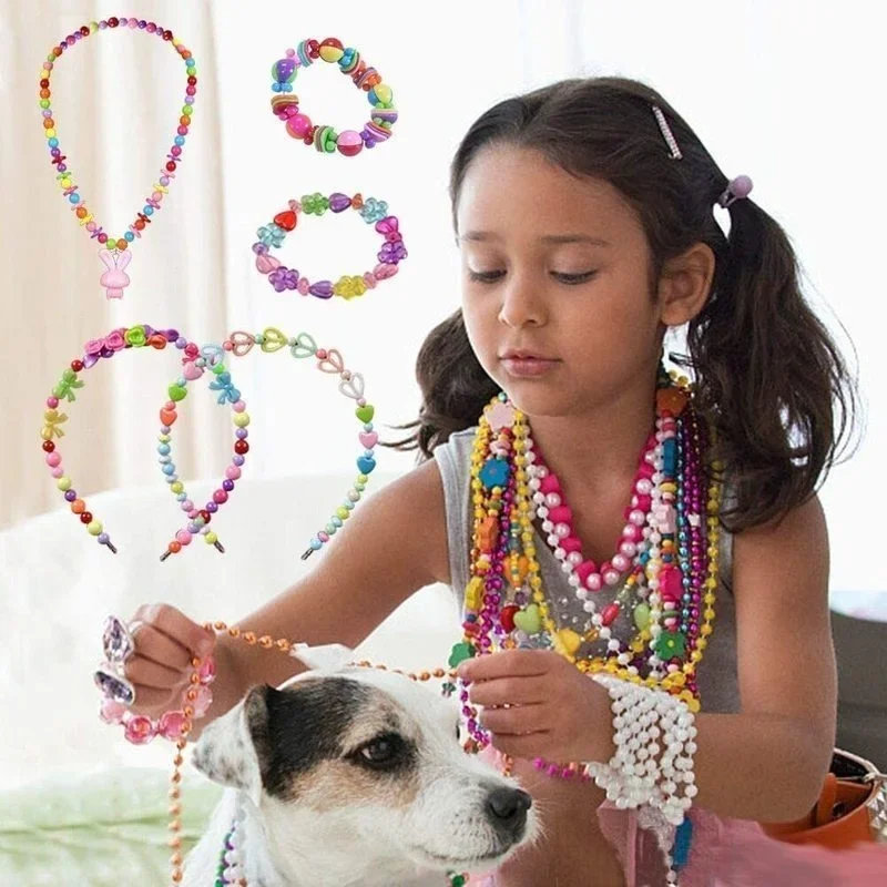 مجموعة صنع المجوهرات سهلة الاس - مراجعة Pearl Necklace Set وسعره